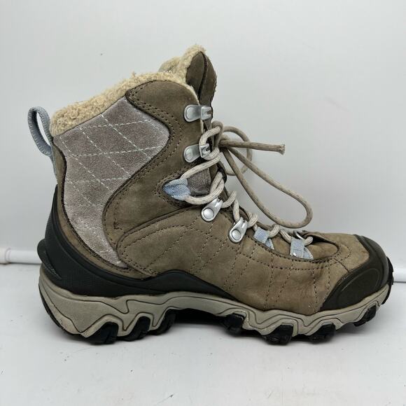 OBOZ Boots Womens 6.5 Bridger 7” Hiking Waterproof & Insulated B-Dry - Picture 4 of 11